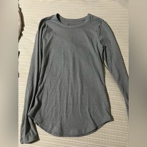 grey long sleeve